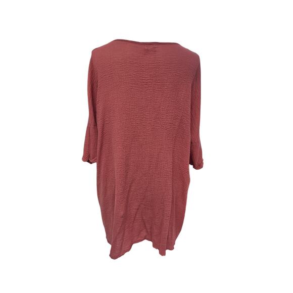 Nation LTD Rose Crêpe Batwing Sleeve Top L Excellent - Picture 4 of 7
